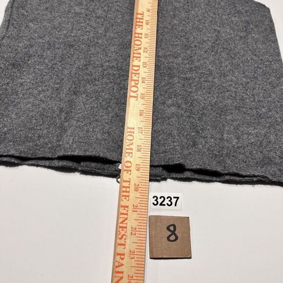 J Crew Vest Wool Blend Full Zip S Gray Sleeveless Sweater Fleece Knit Mock Neck - Picture 5 of 5